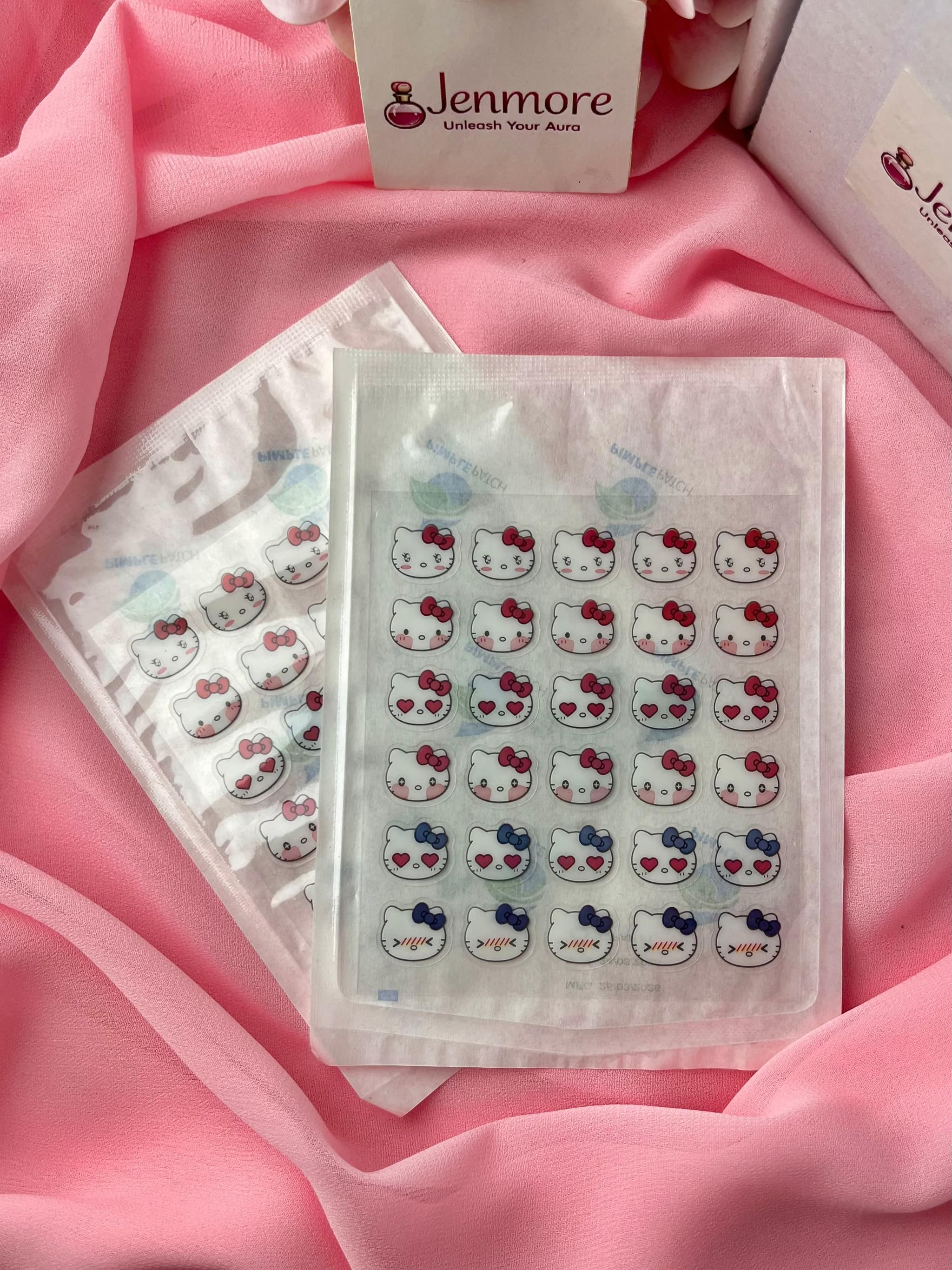 Jenmore Kitty Sweetheart Multi-Expression Hydrocolloid Pimple Patch Sheet (30-pieces)