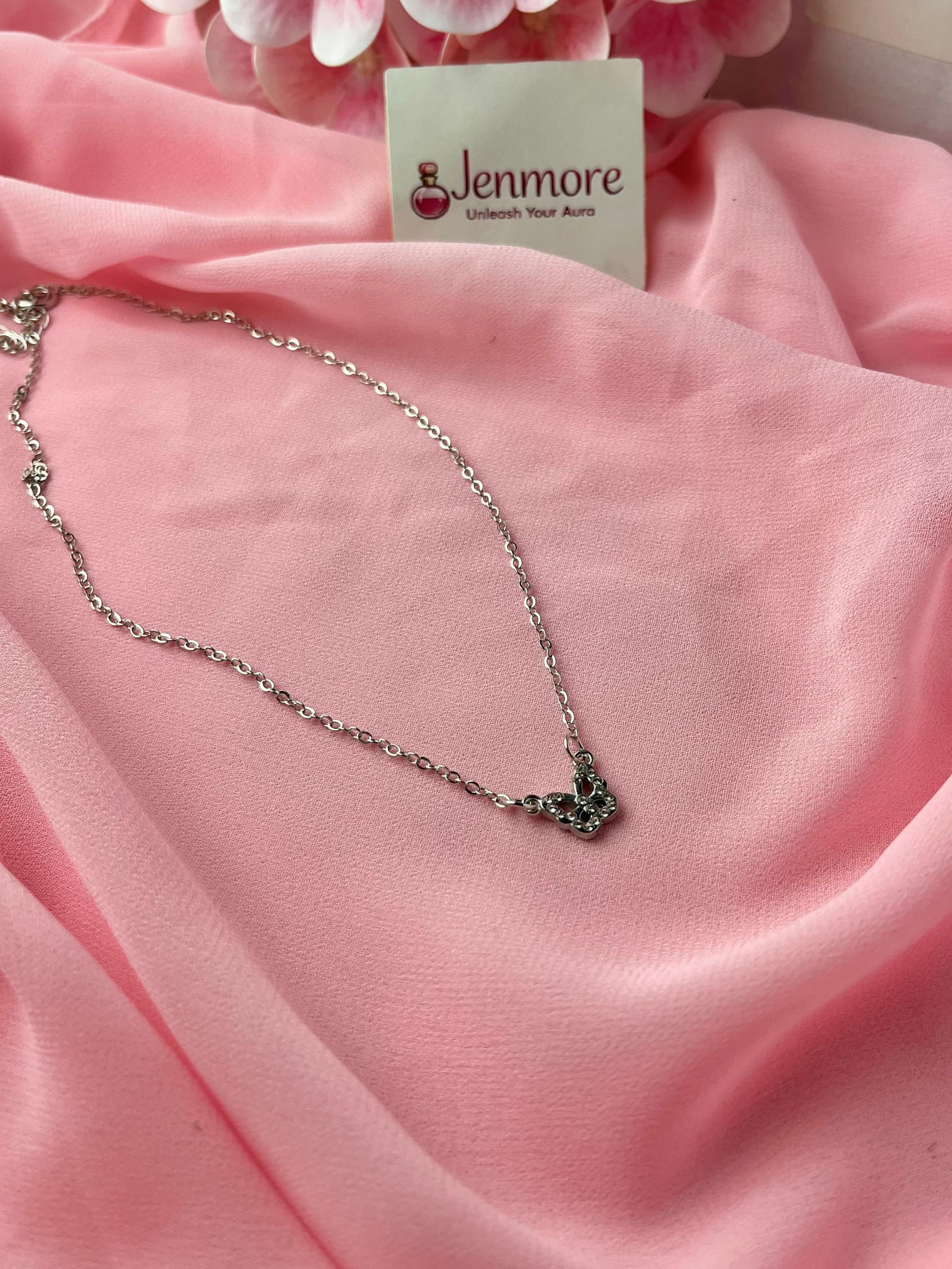 Jenmore Sweet Butterfly Glitz Pendant Necklace thumbnail 2