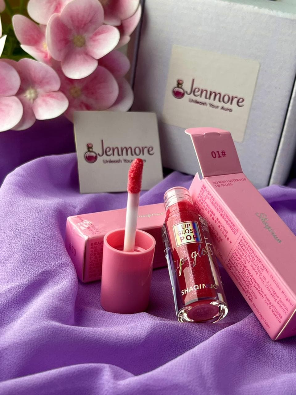 SHAQINUO Du Run Luster Pop Lip Gloss (Shade 01#)