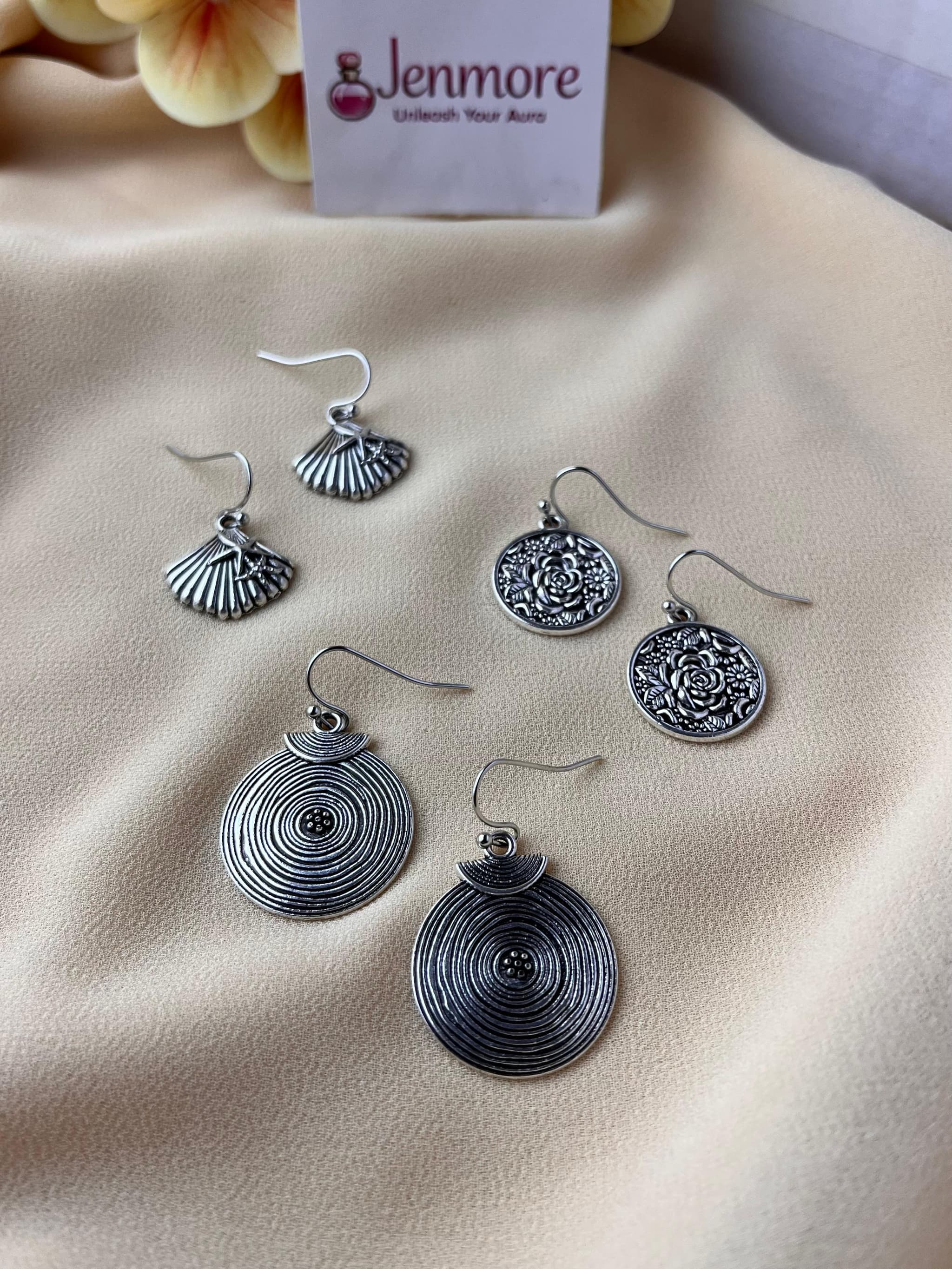 Jenmore Aura Trinity Earring Combo Set thumbnail 4