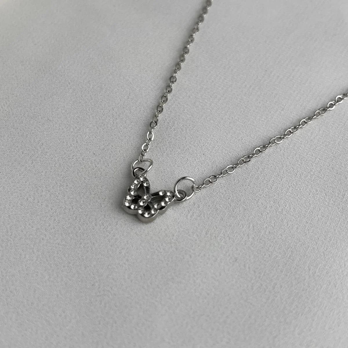 Jenmore Sweet Butterfly Glitz Pendant Necklace