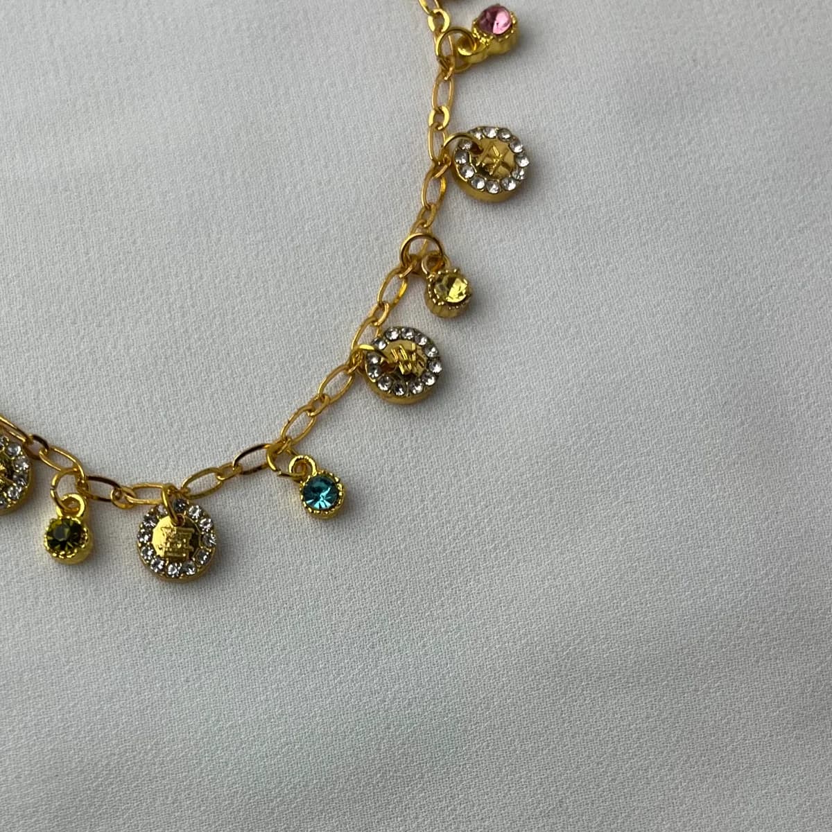 Jenmore Carousel Coin Rainbow Charm Bracelet — view 2