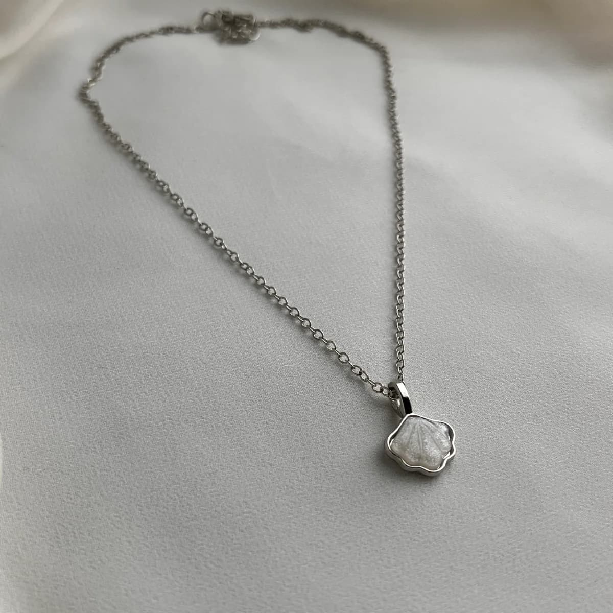 Jenmore Coastal Blossom Mother-of-Pearl Pendant Necklace — view 2