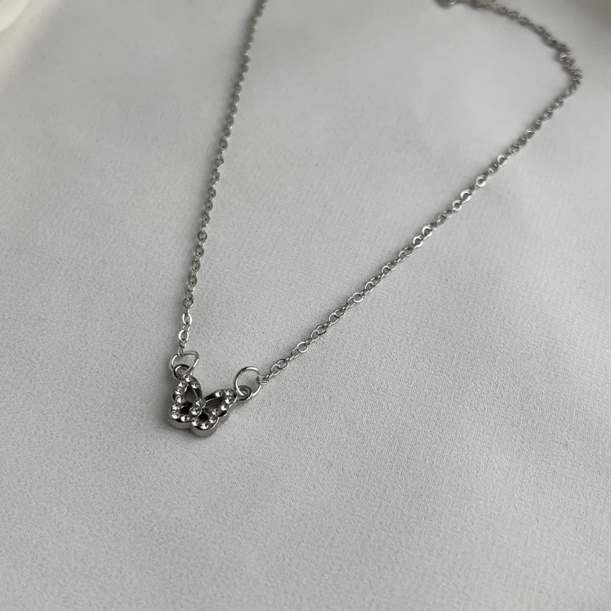 Jenmore Sweet Butterfly Glitz Pendant Necklace — view 3